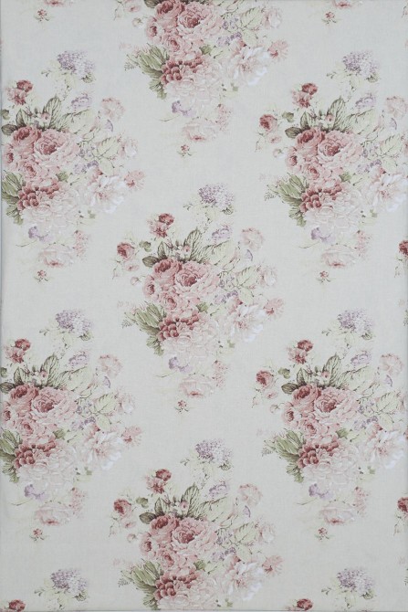 vintage style faded roses fabric per metre COTTON Small Faded Roses
